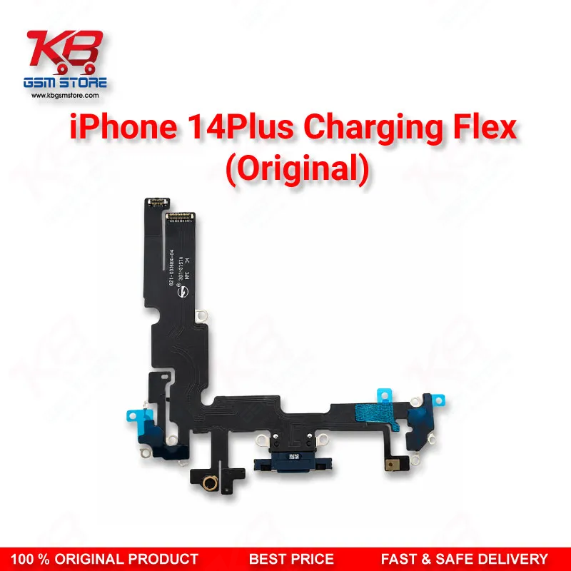 iPhone 14 Plus Original Charging Flex Cable – Lightning Port Dock Connector Replacement
