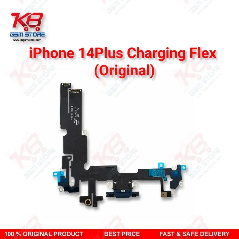 iPhone 14 Plus Original Charging Flex Cable – Lightning Port Dock Connector Replacement