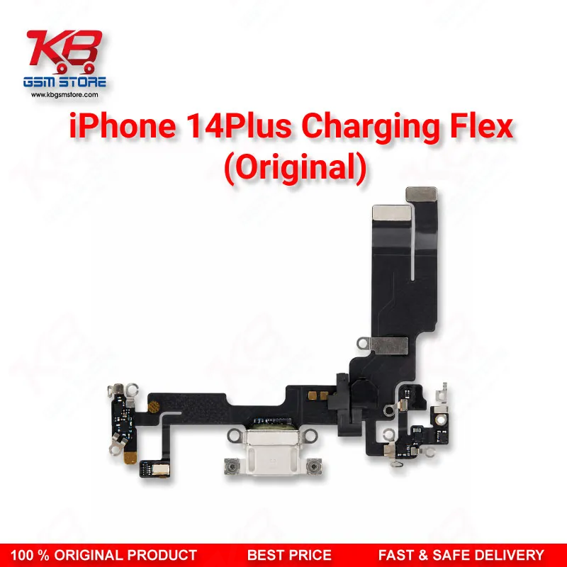 iPhone 14 Plus Original Charging Flex Cable – Lightning Port Dock Connector Replacement