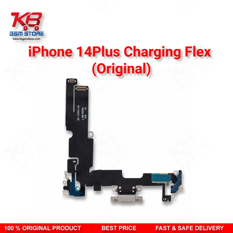 iPhone 14 Plus Original Charging Flex Cable – Lightning Port Dock Connector Replacement