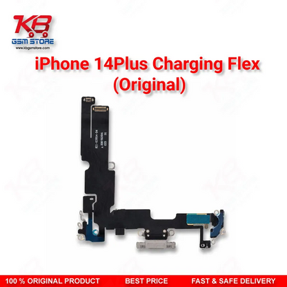 iPhone 14 Plus Original Charging Flex Cable – Lightning Port Dock Connector Replacement