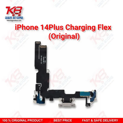 iPhone 14 Plus Original Charging Flex Cable – Lightning Port Dock Connector Replacement