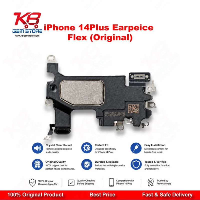 iPhone 14 Plus Original Earpiece Flex Cable – Proximity Sensor Replacement Part
