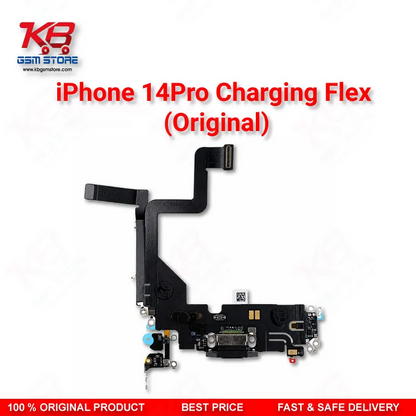 iPhone 14 Pro Original Charging Flex Cable – Lightning Dock Connector Assembly Replacement