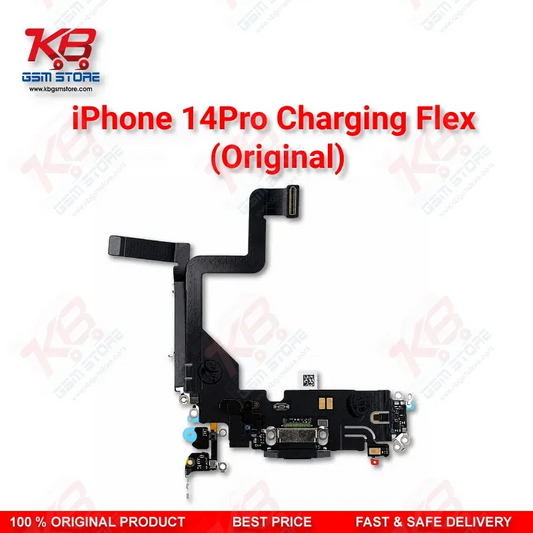 iPhone 14 Pro Original Charging Flex Cable – Lightning Dock Connector Assembly Replacement