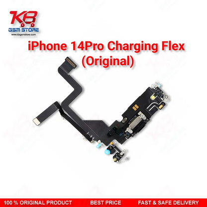iPhone 14 Pro Original Charging Flex Cable – Lightning Dock Connector Assembly Replacement