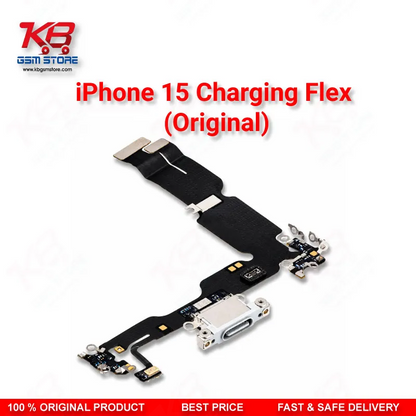 Apple iPhone 15 Original Charging Port Flex Cable – USB-C Dock Connector Replacement