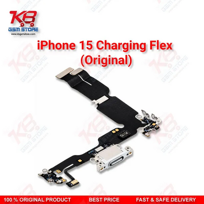 Apple iPhone 15 Original Charging Port Flex Cable – USB-C Dock Connector Replacement