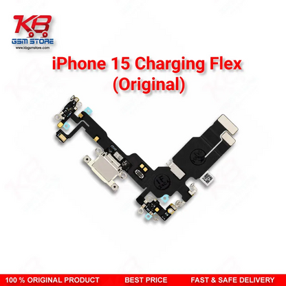Apple iPhone 15 Original Charging Port Flex Cable – USB-C Dock Connector Replacement