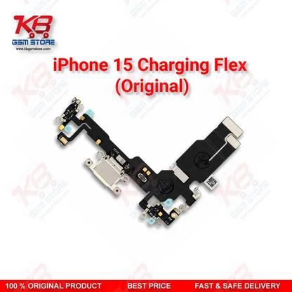 Apple iPhone 15 Original Charging Port Flex Cable – USB-C Dock Connector Replacement