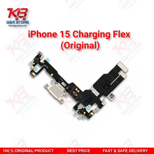 Apple iPhone 15 Original Charging Port Flex Cable – USB-C Dock Connector Replacement