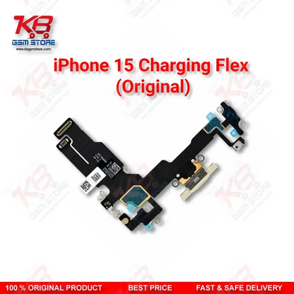 Apple iPhone 15 Original Charging Port Flex Cable – USB-C Dock Connector Replacement