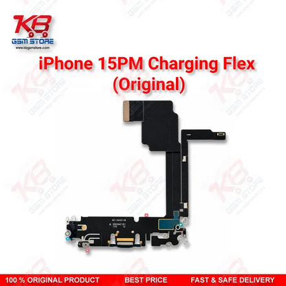 iPhone 15 Pro Max USB-C Charging Port Flex Cable Replacement – Original Quality Dock Connector Assembly