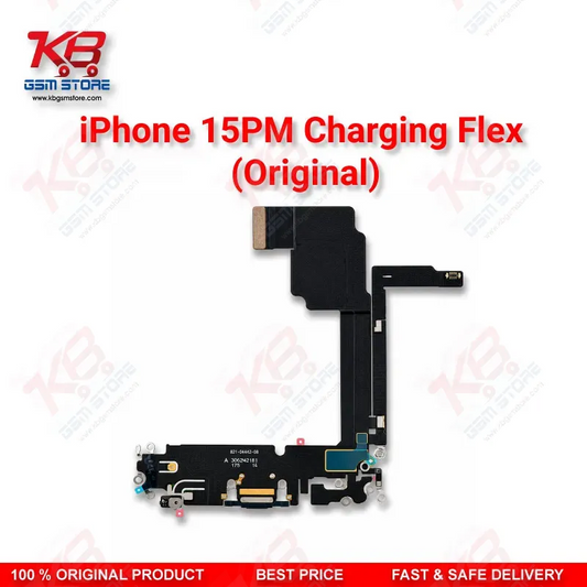 iPhone 15 Pro Max USB-C Charging Port Flex Cable Replacement – Original Quality Dock Connector Assembly