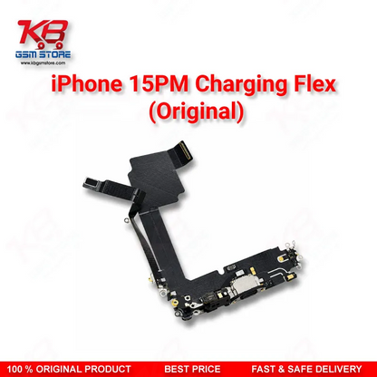 iPhone 15 Pro Max USB-C Charging Port Flex Cable Replacement – Original Quality Dock Connector Assembly