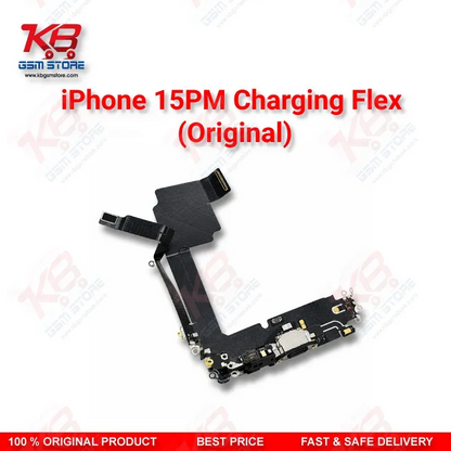 iPhone 15 Pro Max USB-C Charging Port Flex Cable Replacement – Original Quality Dock Connector Assembly