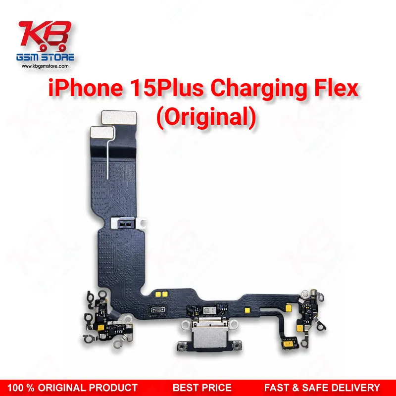 iPhone 15 Plus Original Charging Flex Cable – USB-C Dock Connector Assembly Replacement