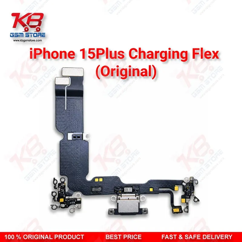 iPhone 15 Plus Original Charging Flex Cable – USB-C Dock Connector Assembly Replacement