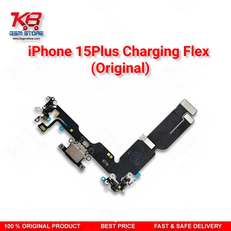 iPhone 15 Plus Original Charging Flex Cable – USB-C Dock Connector Assembly Replacement