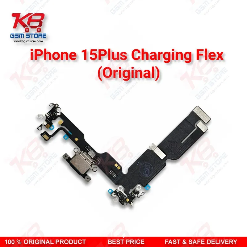 iPhone 15 Plus Original Charging Flex Cable – USB-C Dock Connector Assembly Replacement
