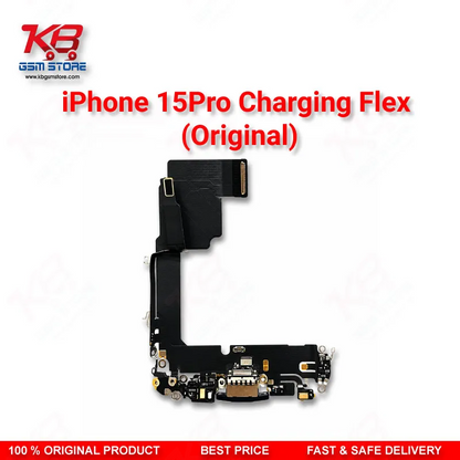 Apple iPhone 15 Pro Original Charging Port Flex Cable – USB-C Dock Connector Replacement