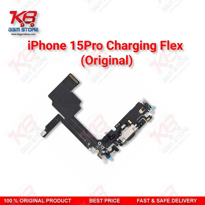 Apple iPhone 15 Pro Original Charging Port Flex Cable – USB-C Dock Connector Replacement