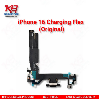 iPhone 16 Original Charging Port Flex Cable – USB-C Dock Connector Assembly Replacement