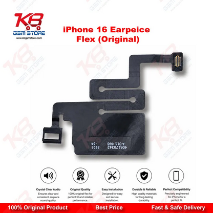 iPhone 16 Earpiece Flex Cable (Original) – Speaker & Proximity Sensor Replacement