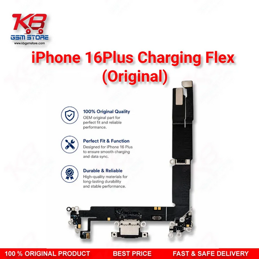 iPhone 16 Plus Original Charging Port Flex Cable – USB-C Connector Assembly Replacement