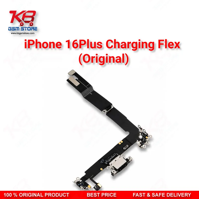 iPhone 16 Plus Original Charging Port Flex Cable – USB-C Connector Assembly Replacement
