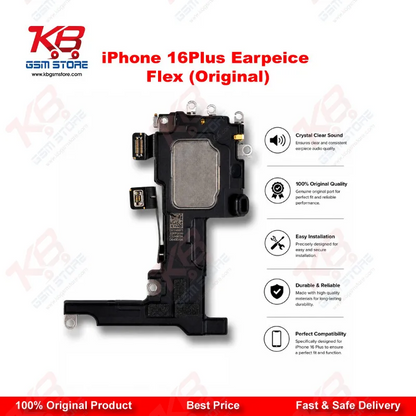 iPhone 16 Plus Earpiece Flex Cable (Original) – Proximity Sensor & Mic Connector