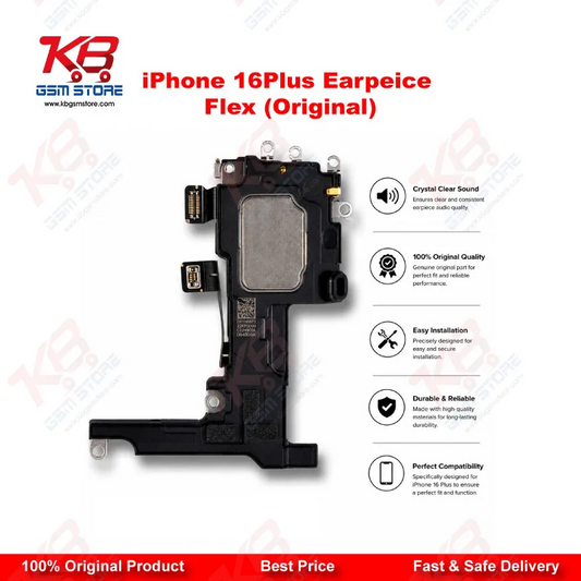 iPhone 16 Plus Earpiece Flex Cable (Original) – Proximity Sensor & Mic Connector