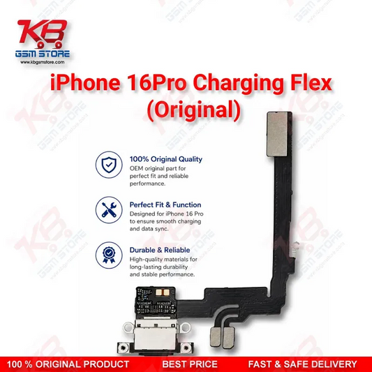 iPhone 16 Pro Original Charging Port Flex Cable (USB-C Dock Connector)