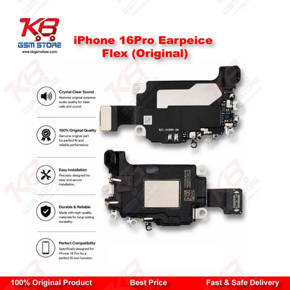 iPhone 16 Pro Earpiece Flex Cable (Original) – Speaker, Proximity & Mic Module