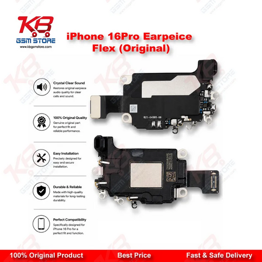 iPhone 16 Pro Earpiece Flex Cable (Original) – Speaker, Proximity & Mic Module