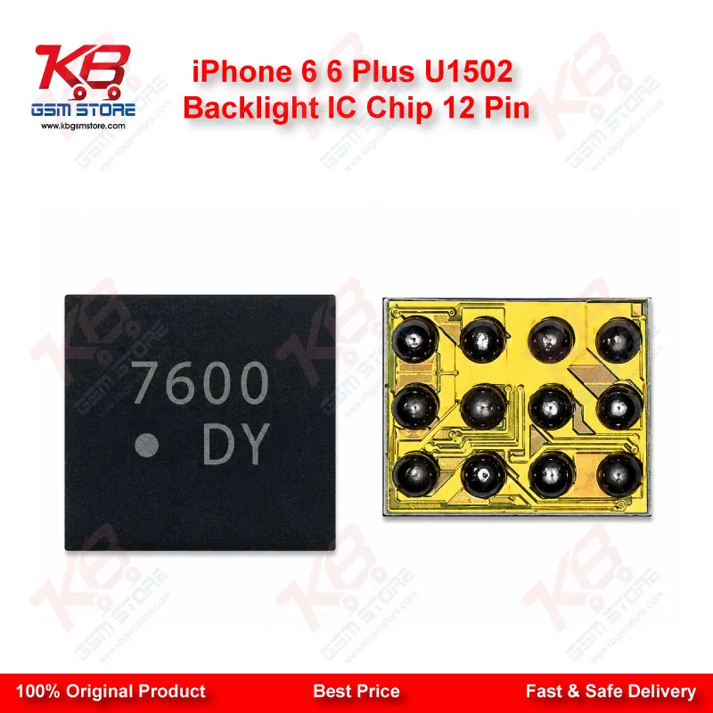iPhone 6 6 Plus U1502 Backlight IC Chip 12 Pin