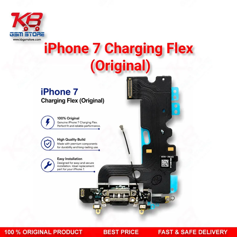 iPhone 7 Charging Flex Cable Original – Lightning Connector Assembly Replacement