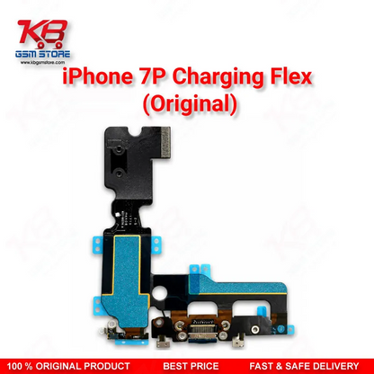 iPhone 7 Plus Charging Flex Cable Original — Lightning Port Dock Connector with Microphone and Antenna