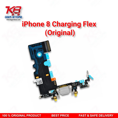iPhone 8 Charging Flex Cable (Original) – Lightning Dock Connector with Microphone & Antenna