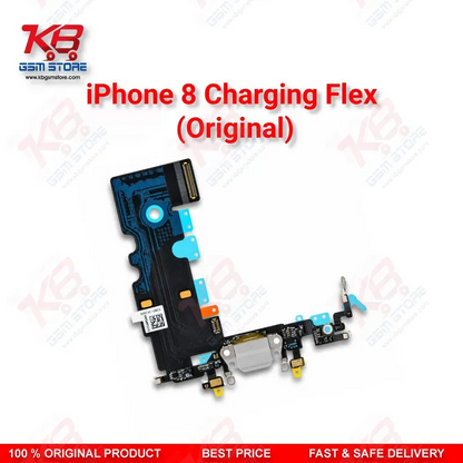 iPhone 8 Charging Flex Cable (Original) – Lightning Dock Connector with Microphone & Antenna
