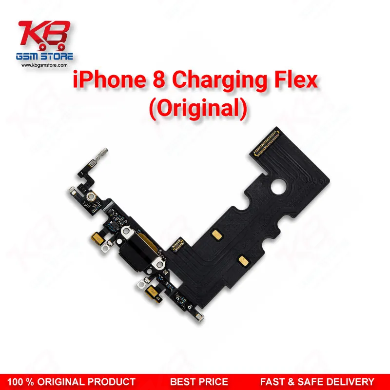 iPhone 8 Charging Flex Cable (Original) – Lightning Dock Connector with Microphone & Antenna