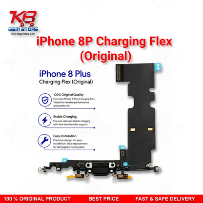 iPhone 8 Plus Original Charging Flex Cable – Lightning Port Replacement Part
