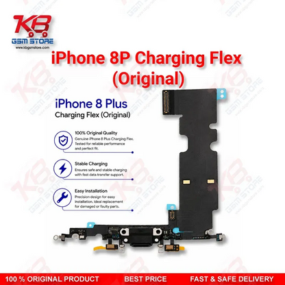 iPhone 8 Plus Original Charging Flex Cable – Lightning Port Replacement Part