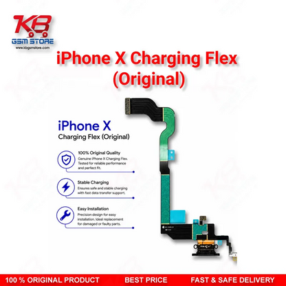 iPhone X Charging Flex Original – Lightning Dock Port Replacement for iPhone X