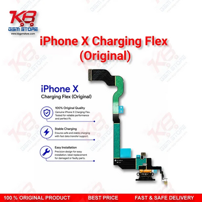 iPhone X Charging Flex Original – Lightning Dock Port Replacement for iPhone X