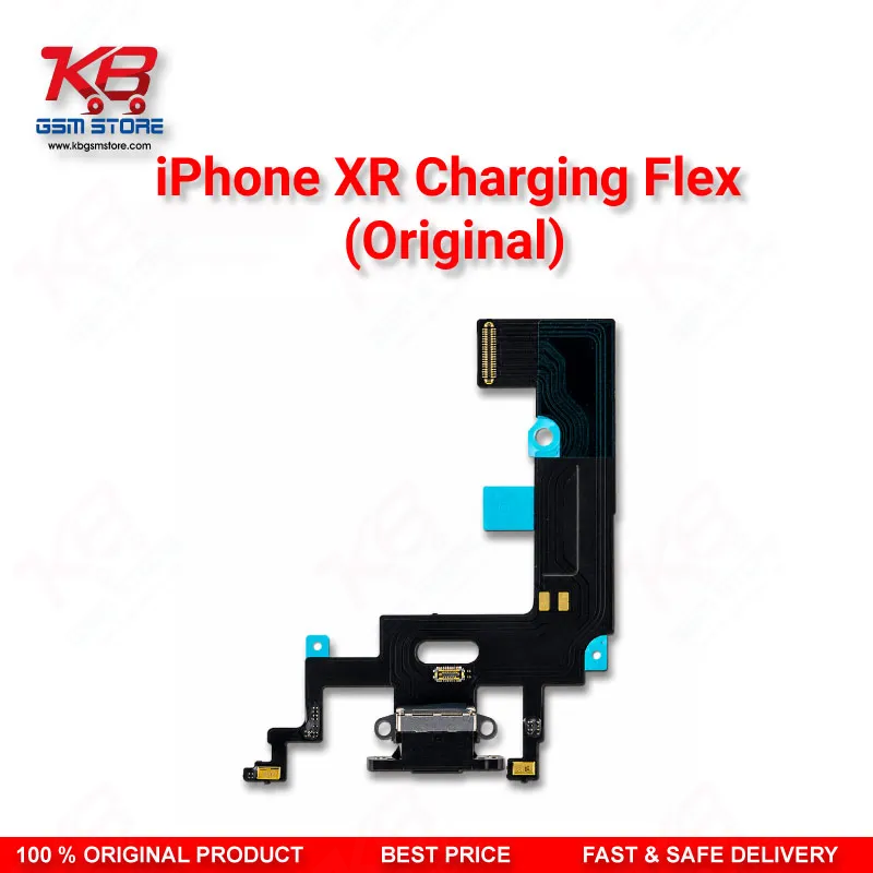 iPhone XR Charging Flex Cable Original – Lightning Port Assembly with Microphone