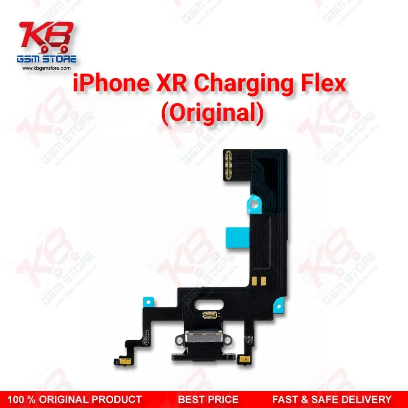 iPhone XR Charging Flex Cable Original – Lightning Port Assembly with Microphone