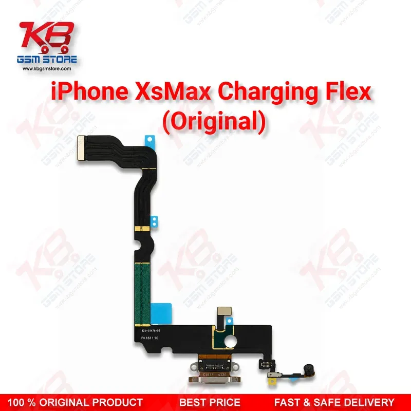 iPhone XS Max Original Charging Port Flex Cable – Lightning Dock Connector Assembly
