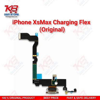 iPhone XS Max Original Charging Port Flex Cable – Lightning Dock Connector Assembly