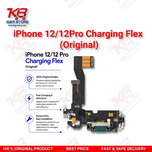 iPhone 12 / 12 Pro Charging Flex Cable (Original) – Lightning Dock Connector Assembly